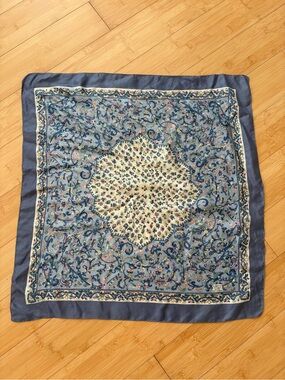 Liberty of London 💯 % Silk Floral Scarf 22” x 22”